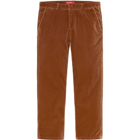 Supreme Velvet Trouser - Brown