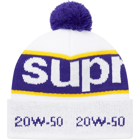 Supreme Garage Beanie - White