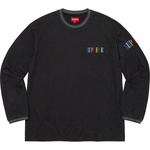 Supreme Multi Color Logo L S Top (FW20) - Black