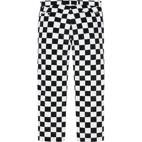 Supreme Velvet Trouser - Checkerboard