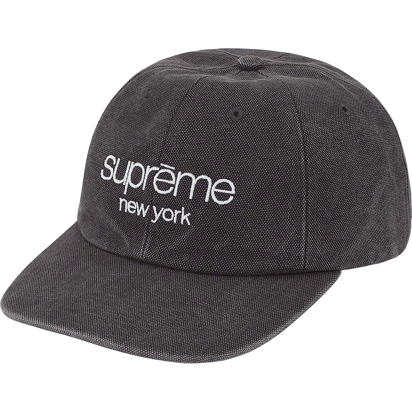 Supreme 2-Tone Canvas 6-Panel (FW20) - Black - $54