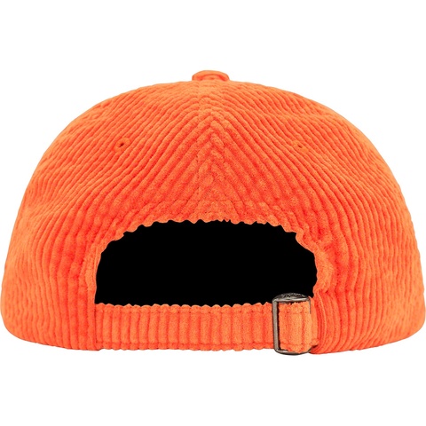 Supreme Ripple Corduroy Small Box 6-Panel - Orange