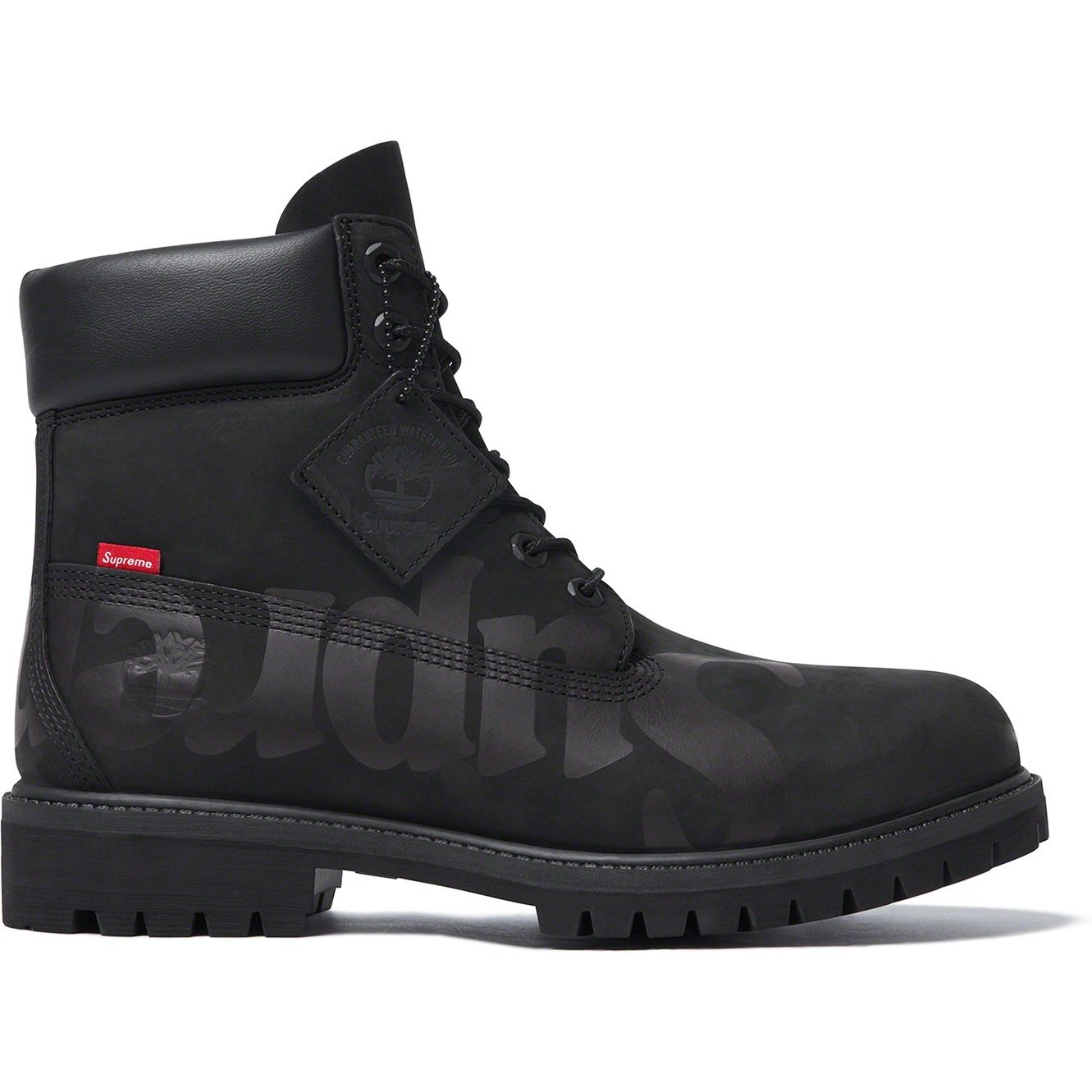 Supreme Supreme Timberland Big Logo 6-Inch Premium Waterproof Boot (FW20) - Black - $248
