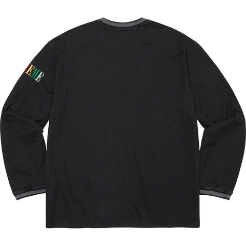 Supreme Multi Color Logo L/S Top - Black