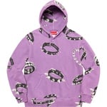 Supreme Studded Collars Hooded Sweatshirt (FW20) - Violet
