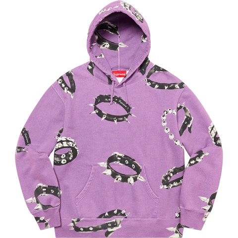 Studded Collars Hooded Sweatshirt - Supreme