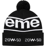 Supreme Garage Beanie (FW20) - Black