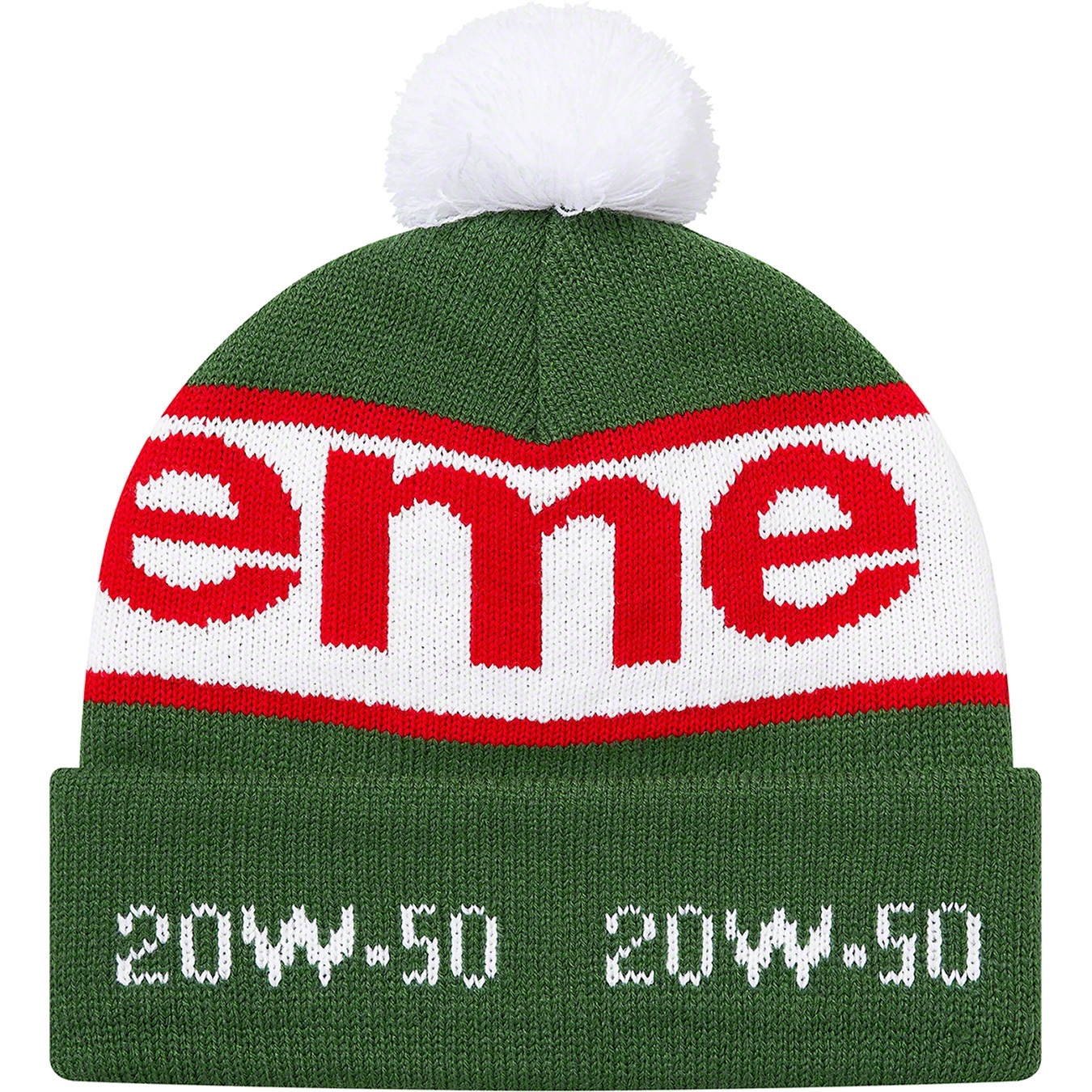 Supreme Garage Beanie (FW20) - Green - $36
