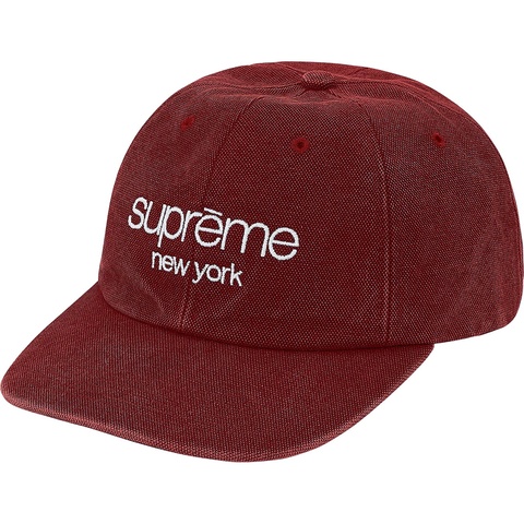 Supreme 2-Tone Canvas 6-Panel - Red