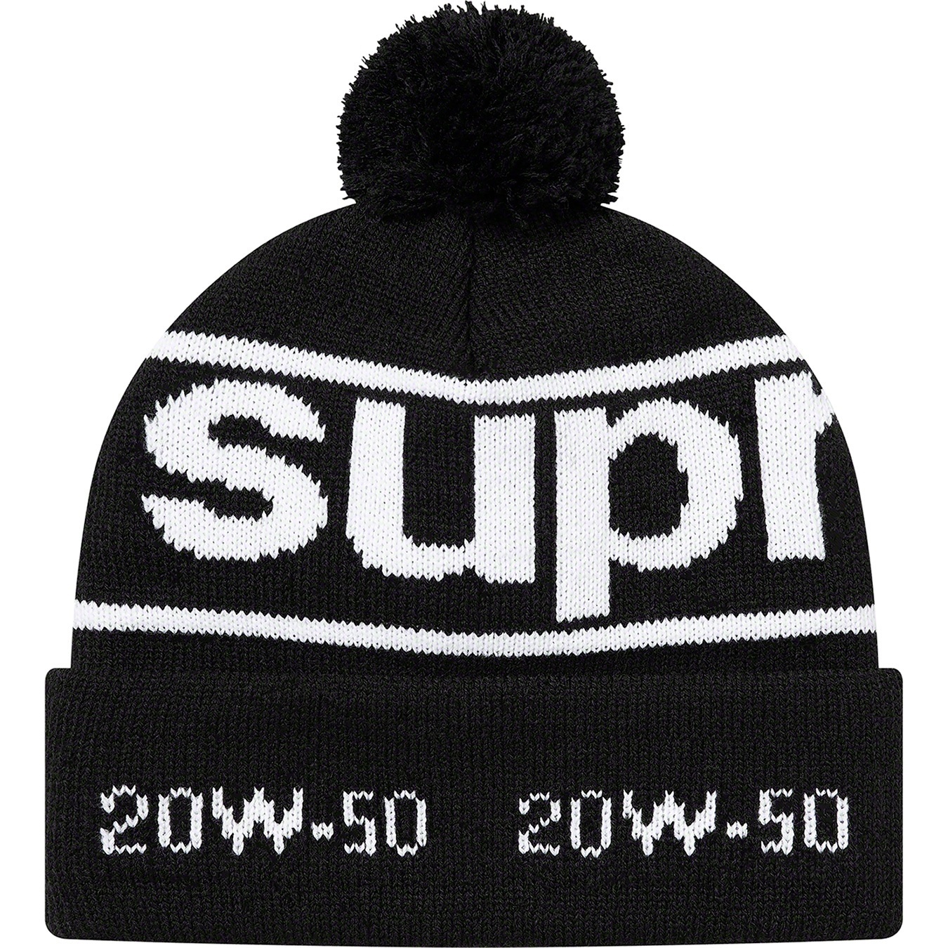 Supreme Garage Beanie (FW20) - Black - $36