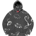 Supreme Studded Collars Hooded Sweatshirt (FW20) - Black