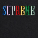Supreme Multi Color Logo L S Top (FW20) - Black