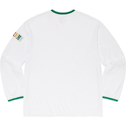 Supreme Multi Color Logo L/S Top - White