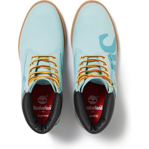 Supreme Supreme®/Timberland® Big Logo 6-Inch Premium Waterproof Boot - Light Blue