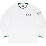 Supreme Multi Color Logo L S Top (FW20) - White
