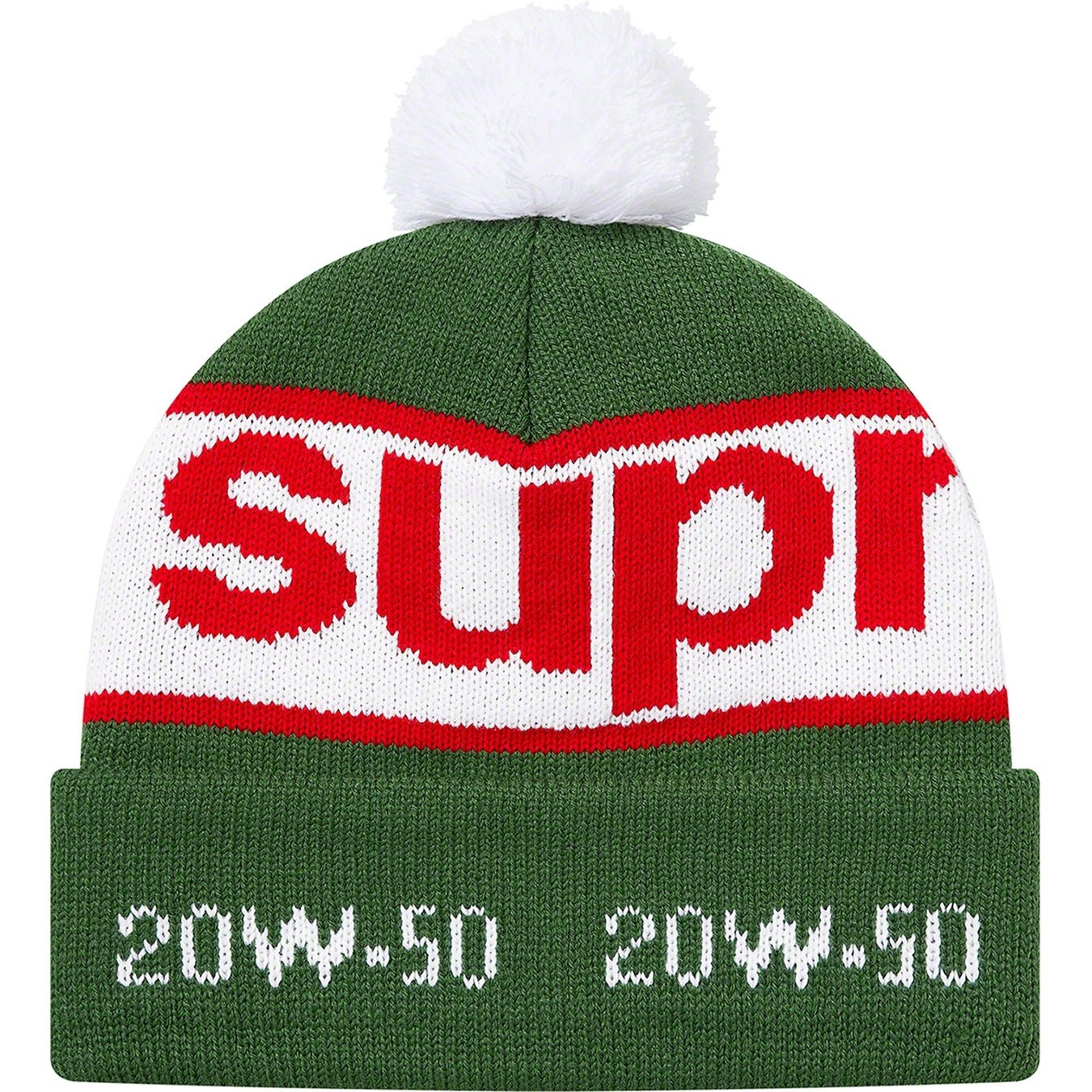 Supreme Garage Beanie (FW20) - Green - $36