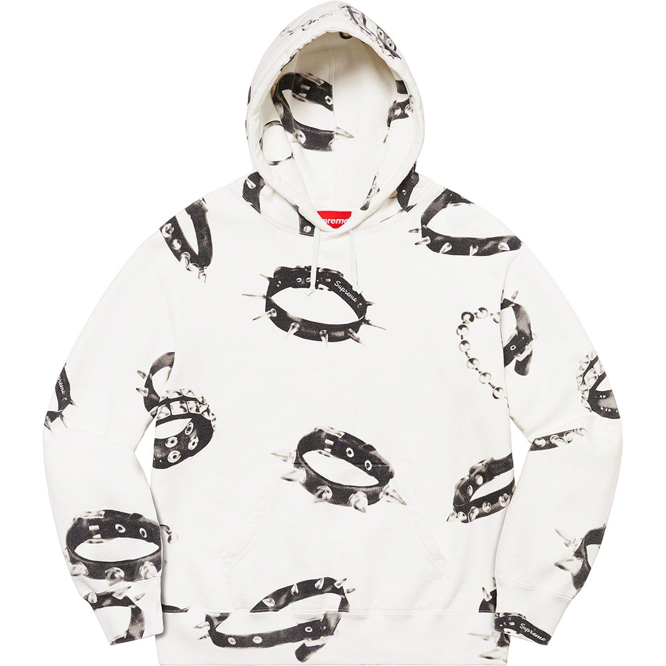 Supreme Studded Collars Hooded Sweatshirt (FW20) - $168