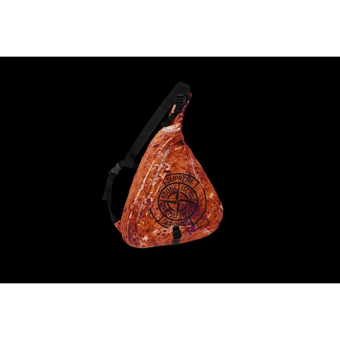 Supreme®/Stone Island® Painted Camo Nylon Shoulder Bag - Supreme