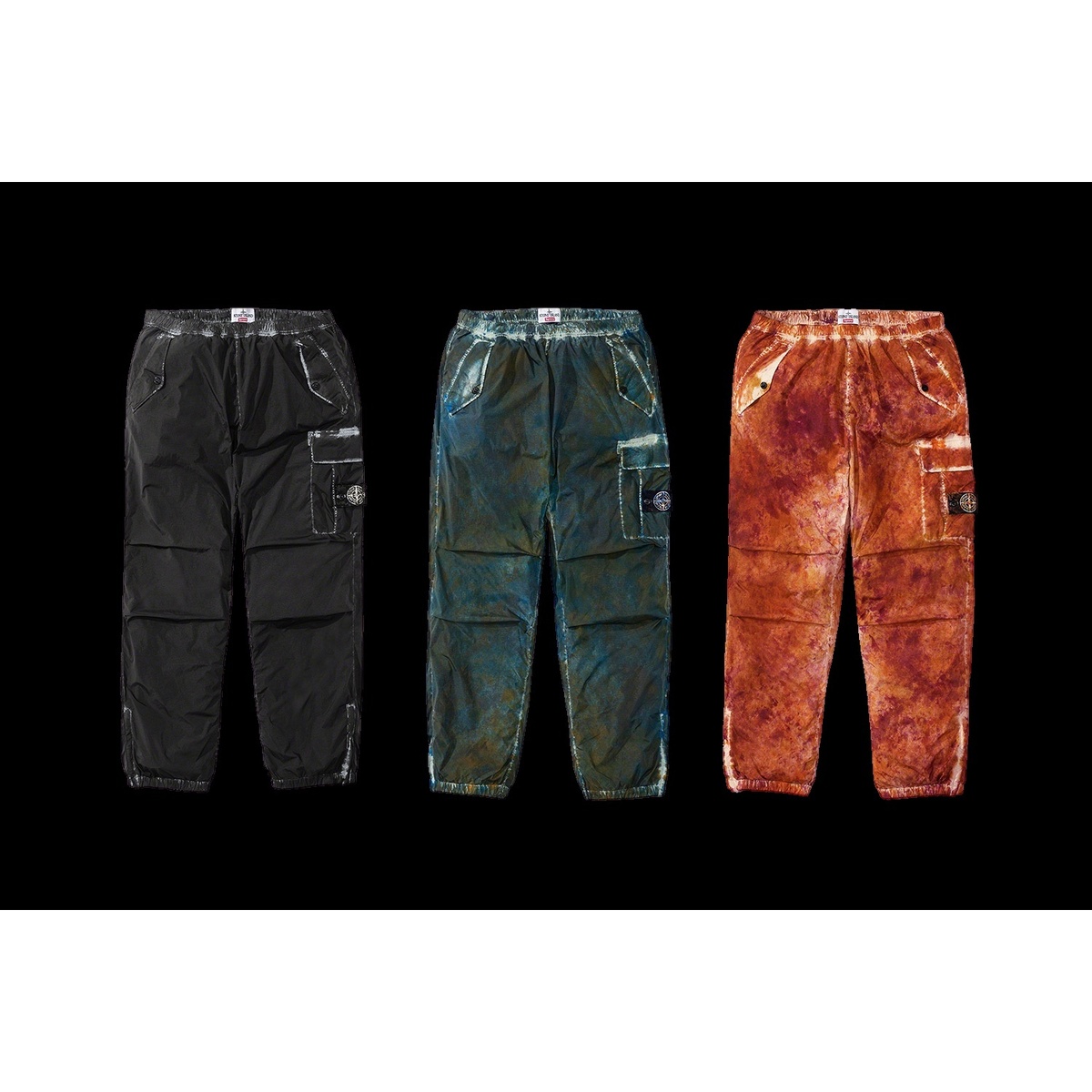 Supreme×Stone nylon cargopants S Supreme®/Stone Island® Painted Camo Nylon Cargo Pant - Supreme