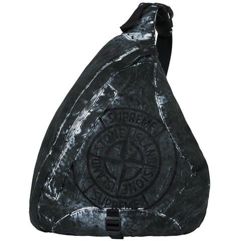 Supreme®/Stone Island® Painted Camo Nylon Shoulder Bag - Supreme