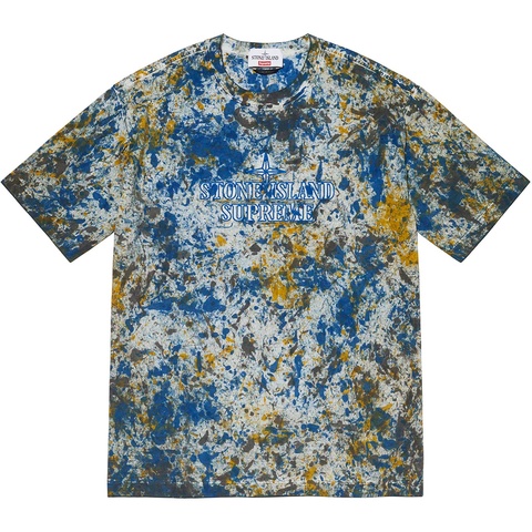 Supreme Supreme®/Stone Island® Embroidered Logo S/S Top - Dark Blue
