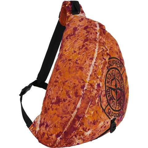 Supreme®/Stone Island® Painted Camo Nylon Shoulder Bag - Supreme