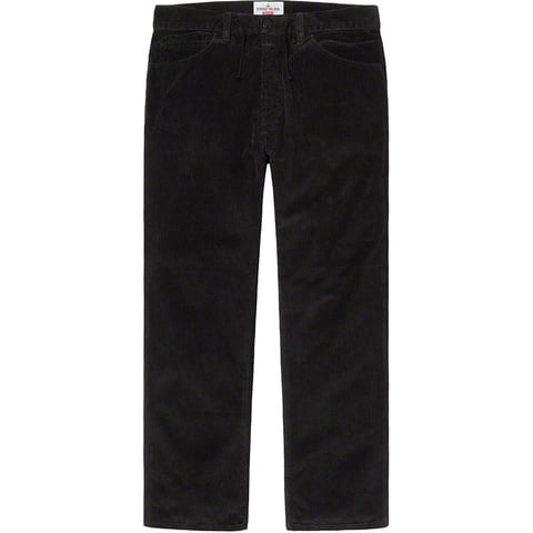 Supreme Supreme®/Stone Island® Corduroy Pant - Black