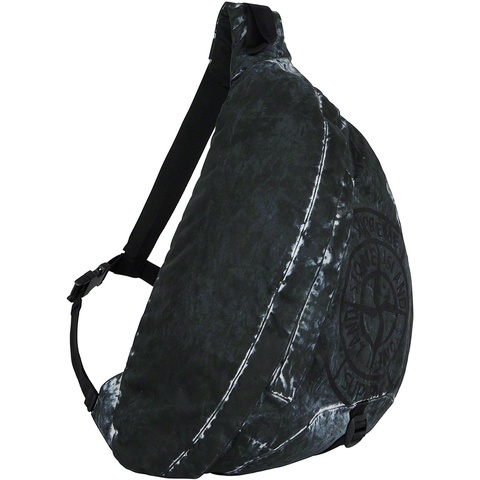 Supreme Supreme®/Stone Island® Painted Camo Nylon Shoulder Bag - Black