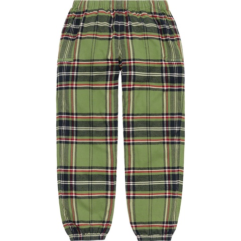 Supreme Tartan Flannel Skate Pant - Green