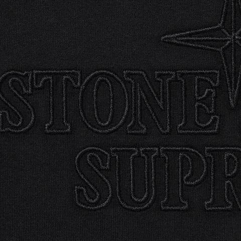 Supreme Supreme®/Stone Island® Embroidered Logo S/S Top - Black