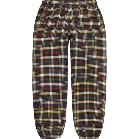Supreme Tartan Flannel Skate Pant - Black