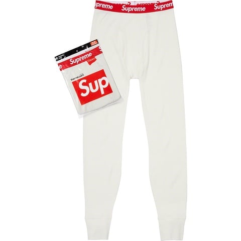 Supreme Supreme®/Hanes® Thermal Pant (1 Pack) - Natural