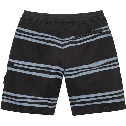 Supreme Supreme®/Stone Island® Warp Stripe Sweatshort - Black