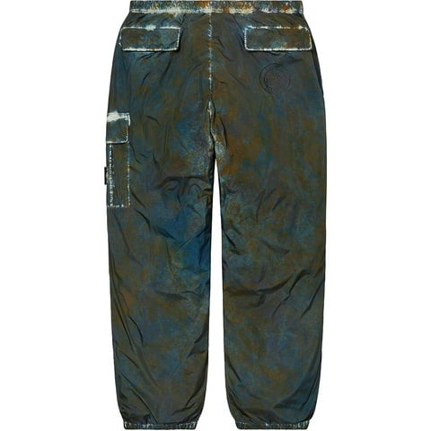 Supreme Supreme®/Stone Island® Painted Camo Nylon Cargo Pant - Dark Teal