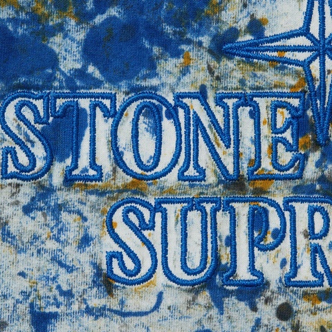 Supreme Supreme®/Stone Island® Embroidered Logo S/S Top - Dark Blue