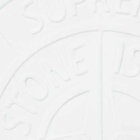 Supreme Supreme®/Stone Island® Hand-Painted Hooded Shearling Jacket - White