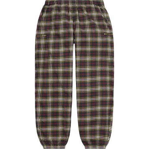 Supreme Tartan Flannel Skate Pant - Black