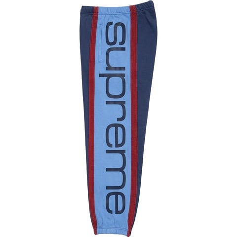 Supreme Big Logo Paneled Sweatpant - Navy