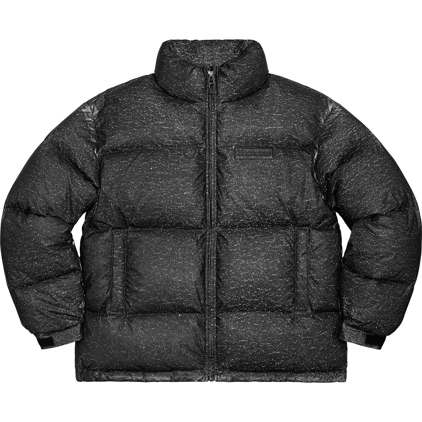 Supreme Reflective Speckled Down Jacket (FW20) - Black - $368