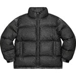 Supreme Reflective Speckled Down Jacket (FW20) - Black