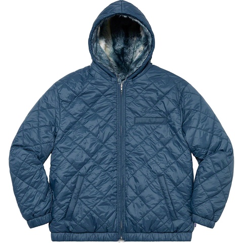 Faux Fur Reversible Hooded Jacket - Supreme