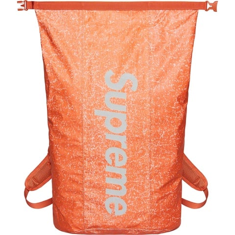 Supreme Waterproof Reflective Speckled Backpack - Orange
