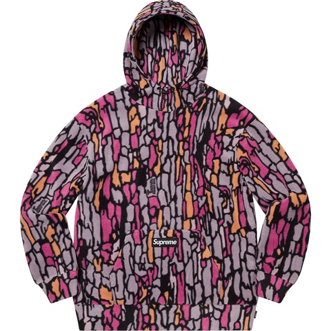 Supreme Polartec® Hooded Sweatshirt - Purple Treebark® Camo