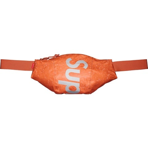 Supreme Waterproof Reflective Speckled Waist Bag - Orange