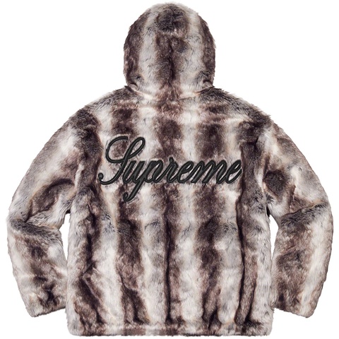 Faux Fur Reversible Hooded Jacket - Supreme