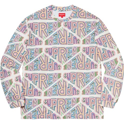 Supreme Perspective L/S Top - White
