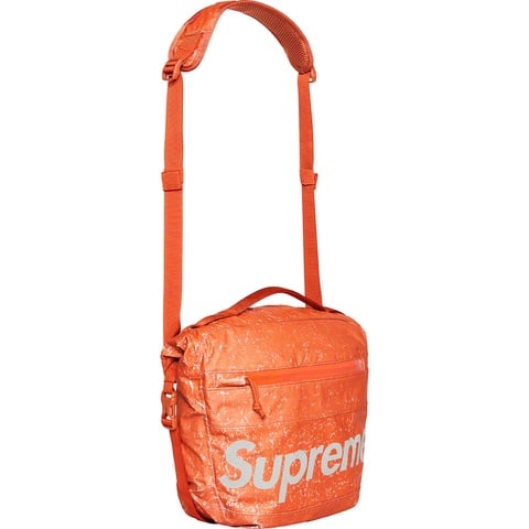 Supreme Waterproof Reflective Speckled Shoulder Bag - Orange