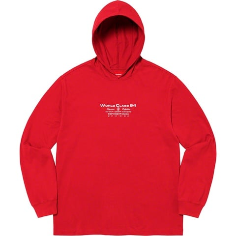 Supreme Best Of The Best Hooded L/S Top - Red
