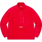 Supreme Polartec Half Zip Pullover (FW20) - Red