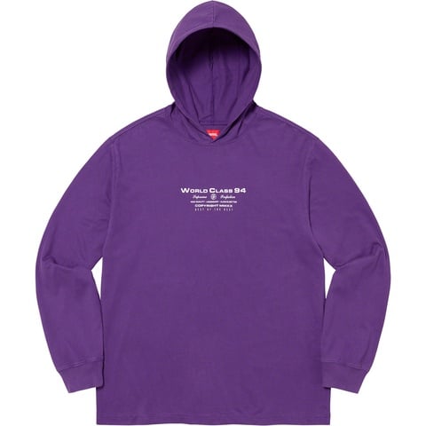 Supreme Best Of The Best Hooded L/S Top - Purple